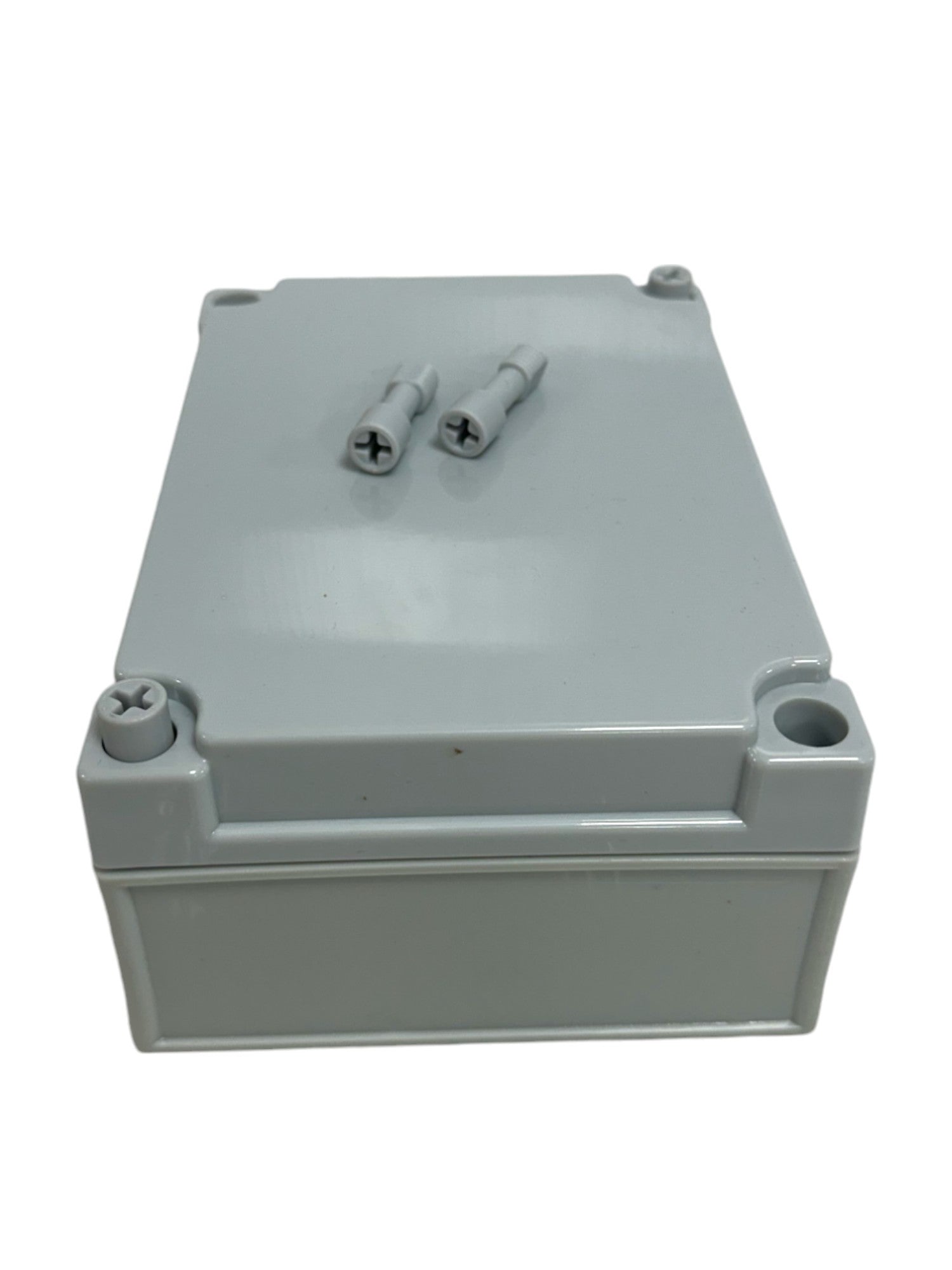 Gray waterproof Plastic Electronic Project Box Enclosure.