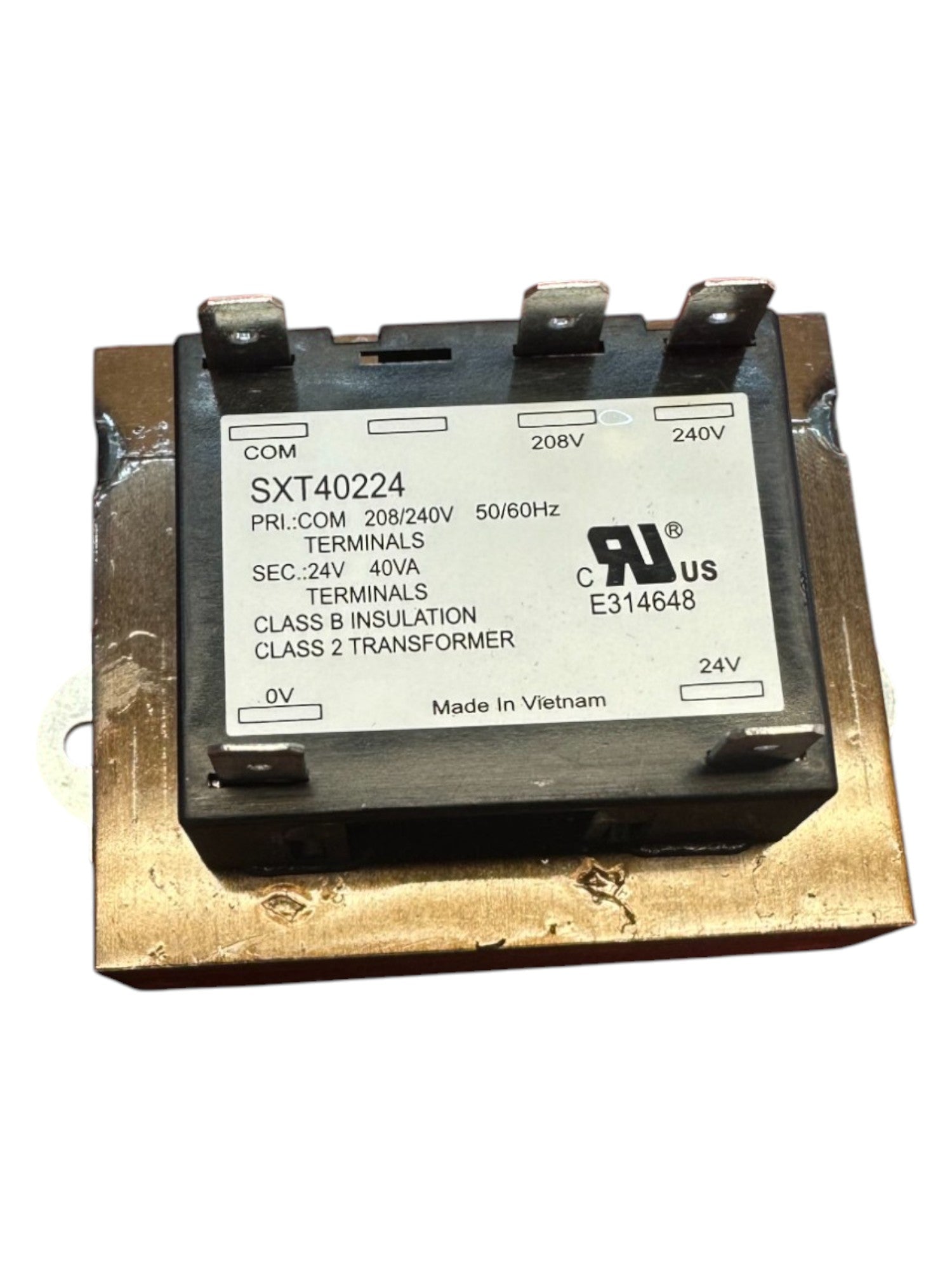 SXT40224--TRANSFORMER 208-240 / 24V 40VA