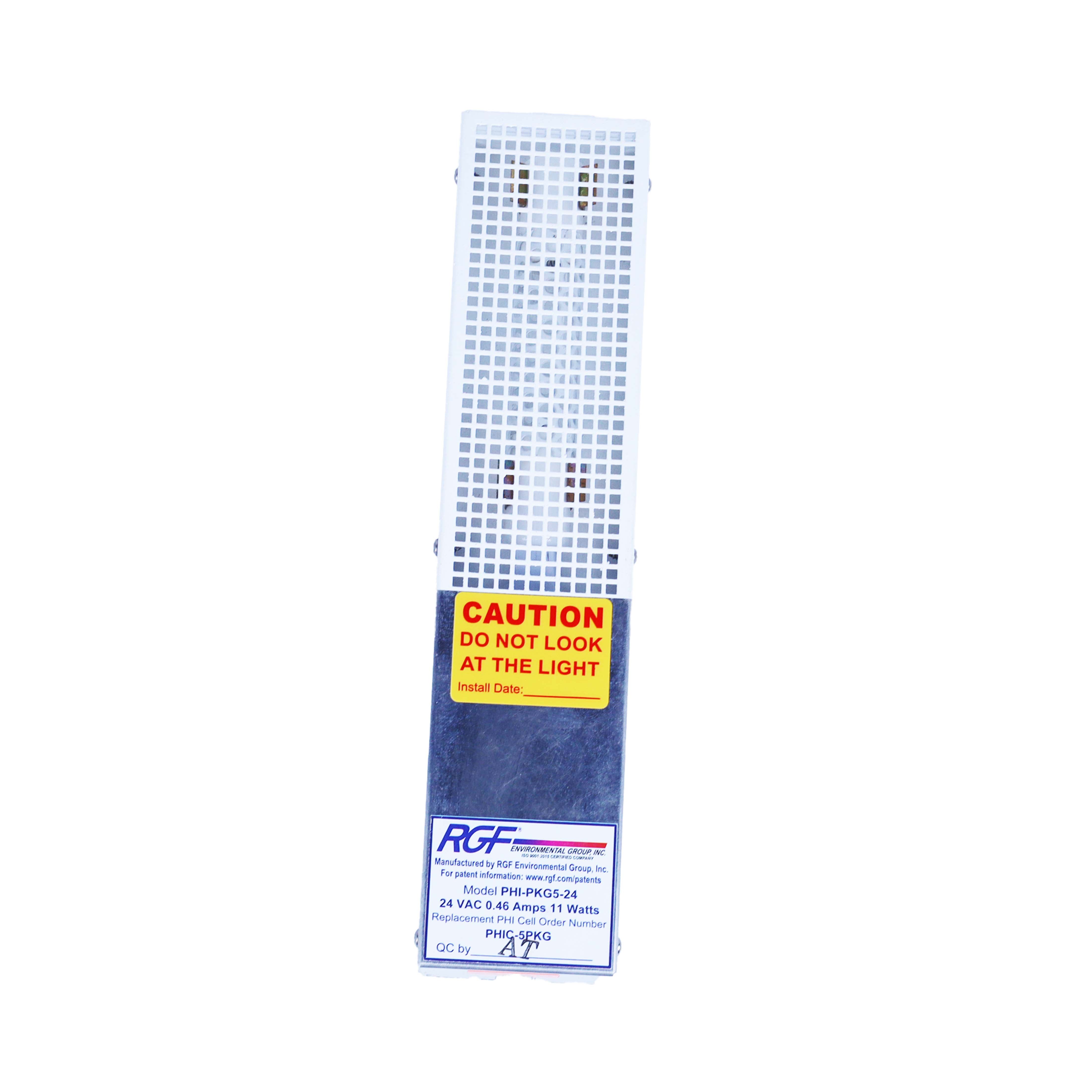 PHI-PKG5-24 rgf uv light Magnetic Mount Package Air Purification System, 5" Cell