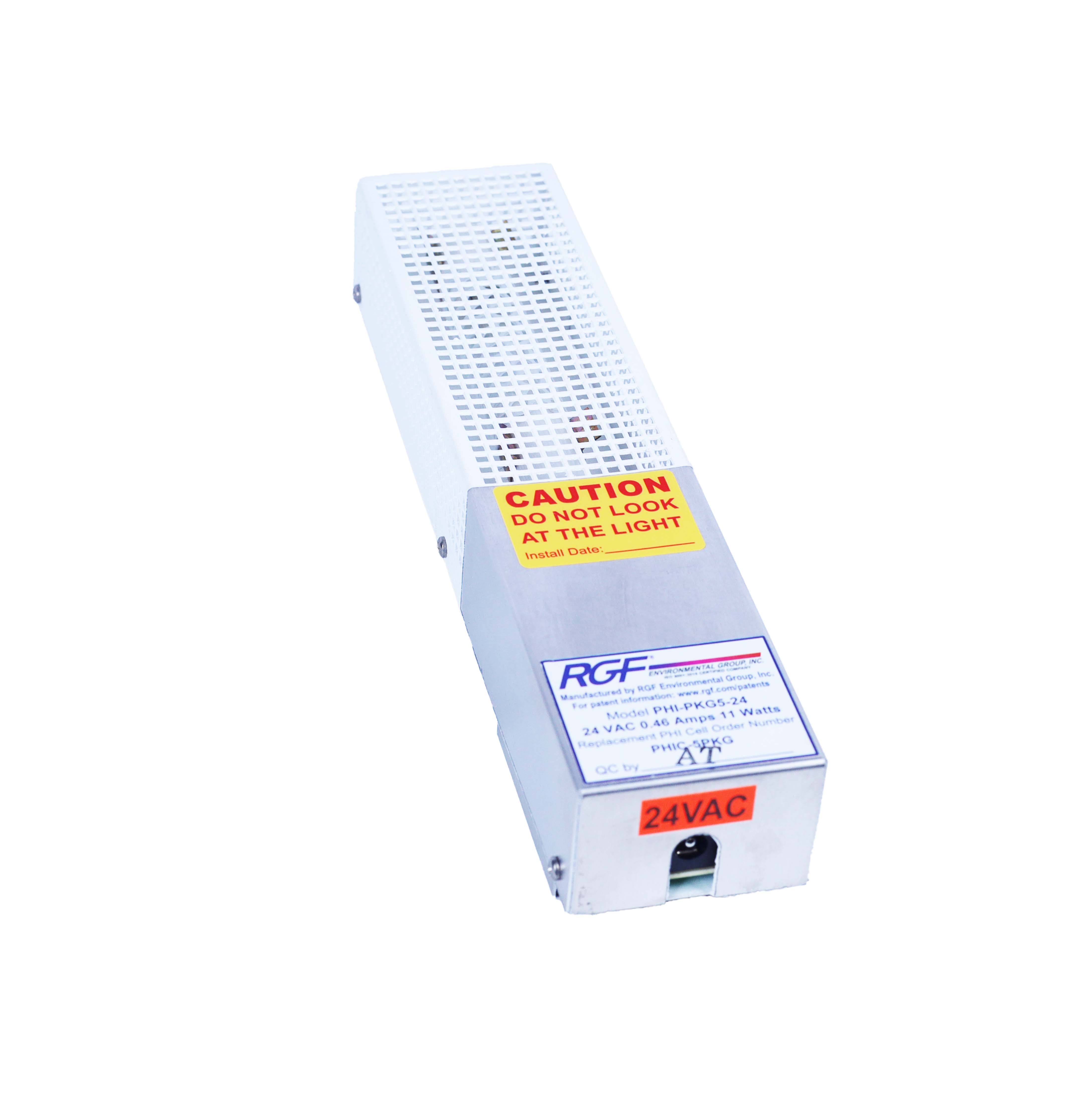 PHI-PKG5-24 rgf uv light Magnetic Mount Package Air Purification System, 5" Cell