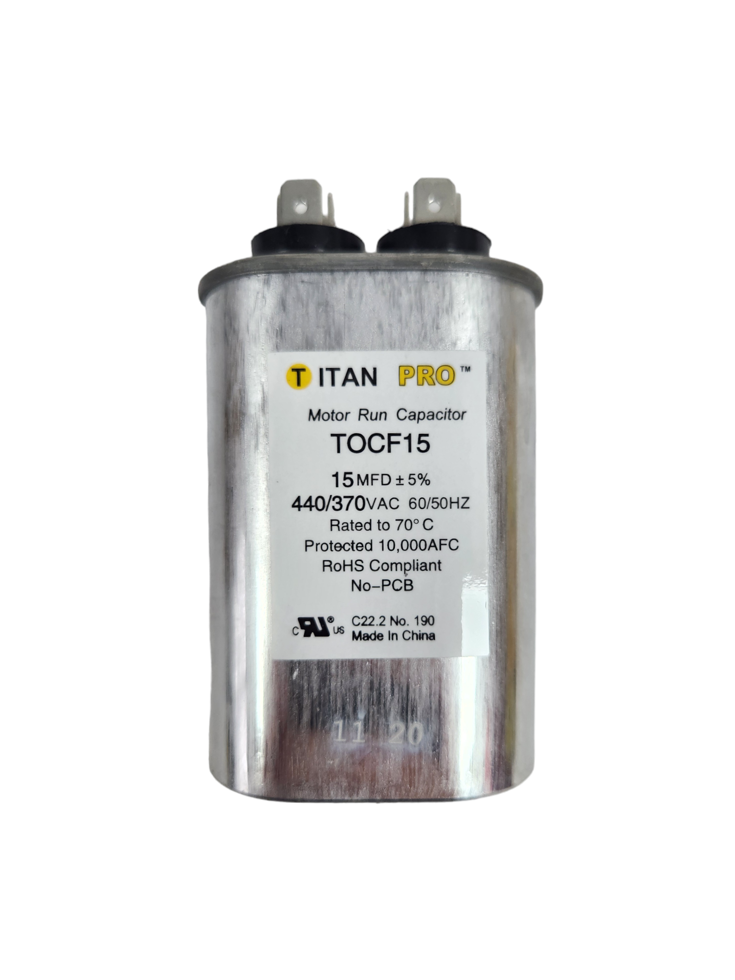 Titan Pro - 15 MFD - Run Capacitor