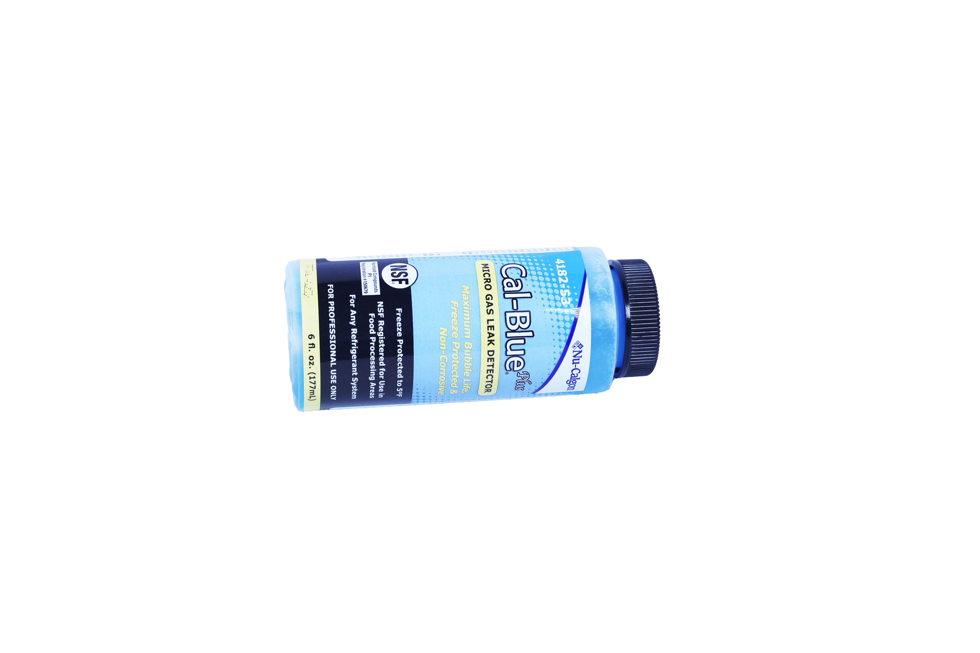 Nu-Calgon - 4182-53 Cal-Blue Plus Micro Gas Leak Detector (6 oz. Bottle)