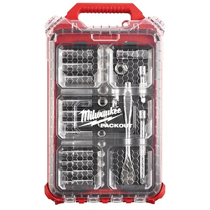 Milwaukee 48-22-9482 32pc 3/8" Metric Ratchet and Socket Set with PACKOUT™ Low-Profile Compact Organizer