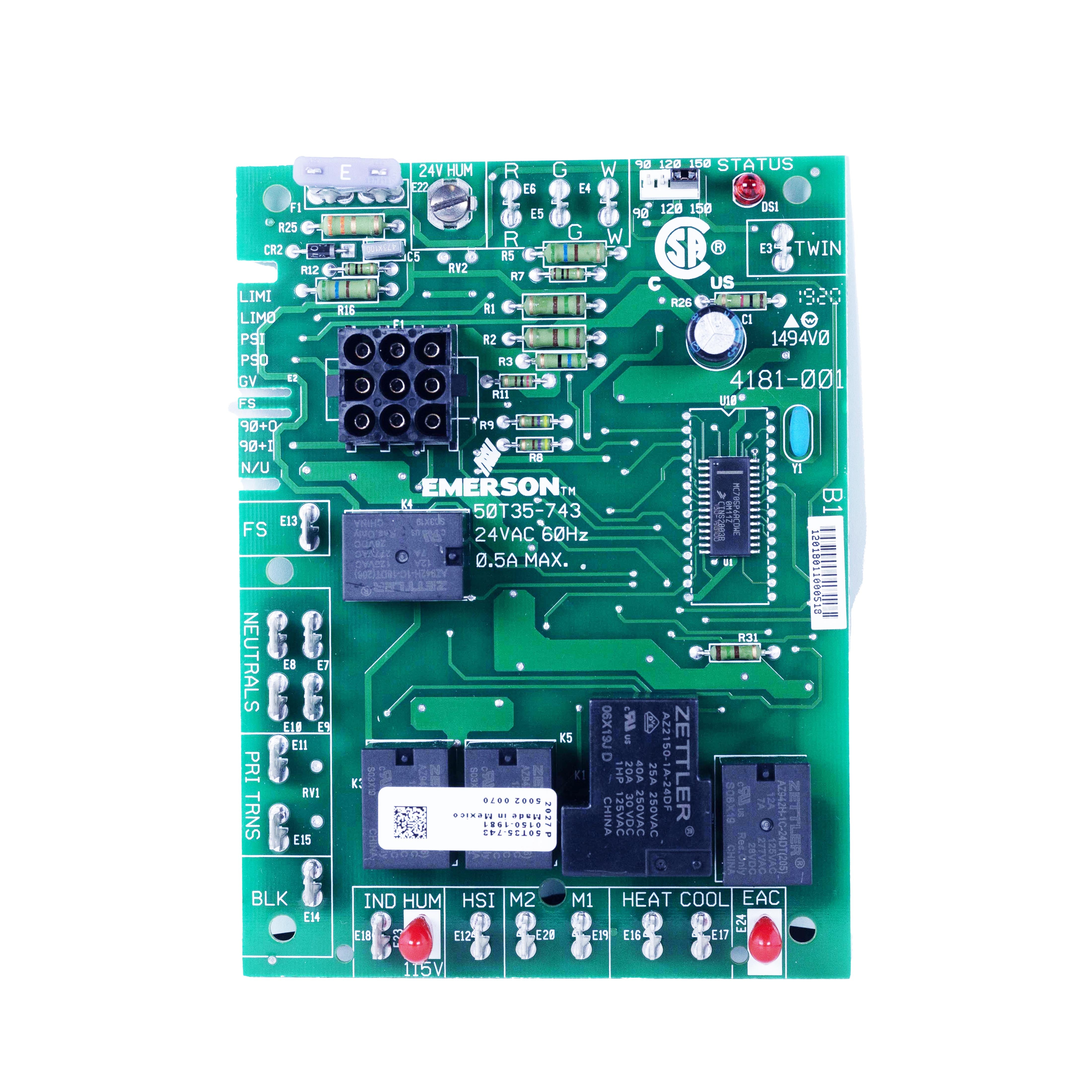 50T35-743 White Rodgers Control Board