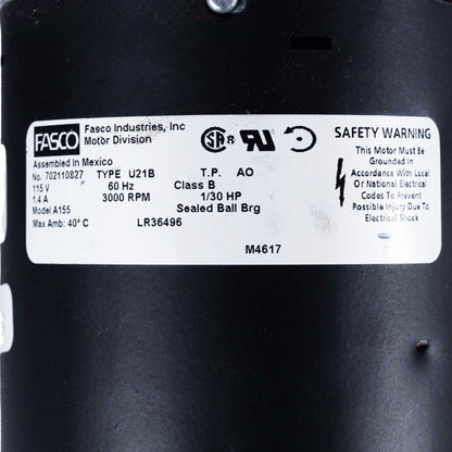 A155- Fasco DRAFT INDUCER 115 VOLTS 3000 RPM