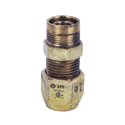 FGP-SFST-375 - Tracpipe 3/8" (1/2" NPT) AutoSnap Brass Adapte