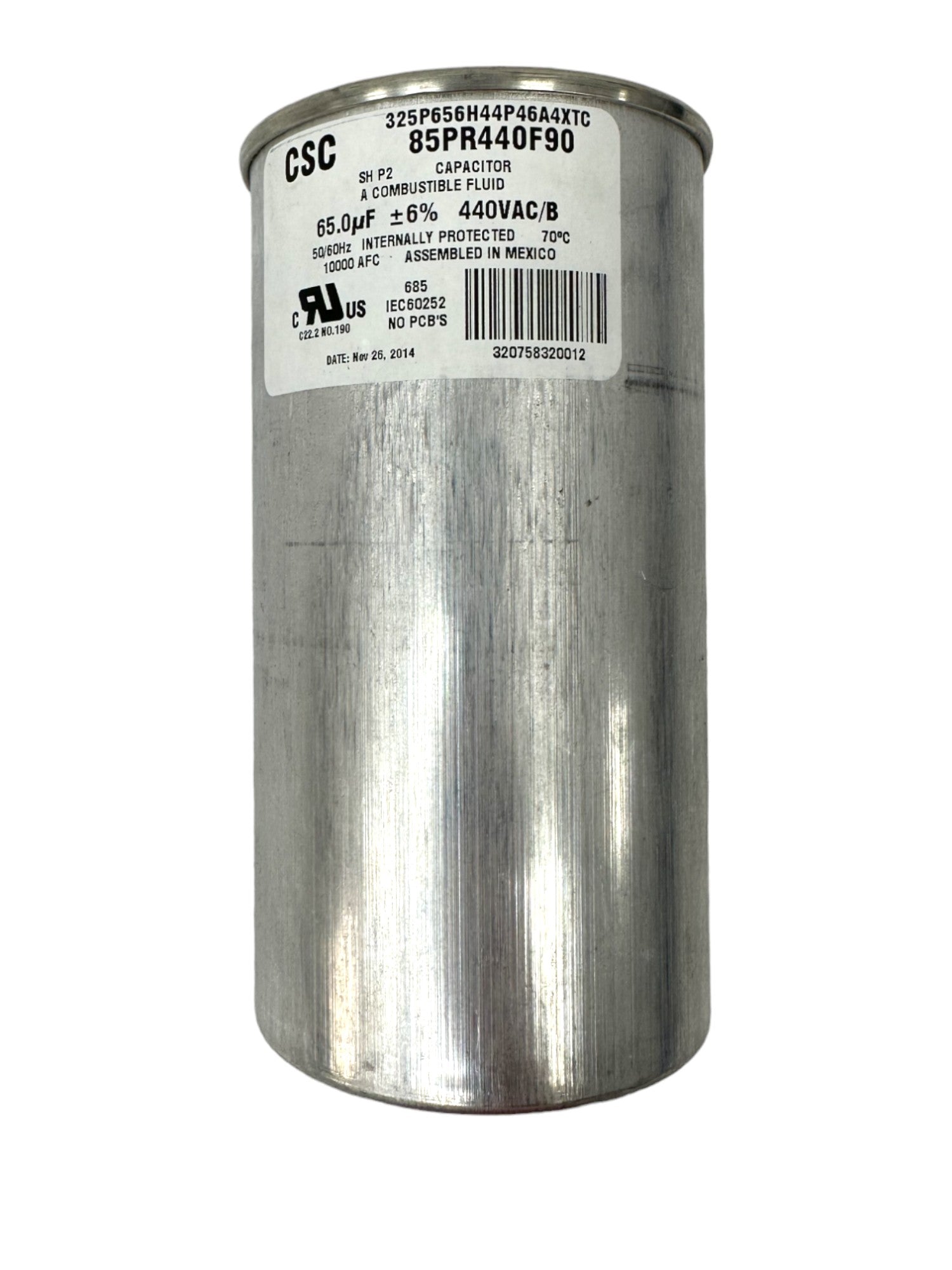 65MFD - RUN CAPACITOR