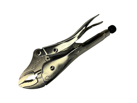 Malco Eagle Grip LP10WC 10 in. Curved Jaw Locking Pliers with Wire