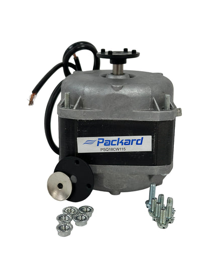 Packard - PSQ18CW115 Square Shaded Pole Unit Bearing Motor 18 Watts, 115 Volts, 1550 RPM, CWLE