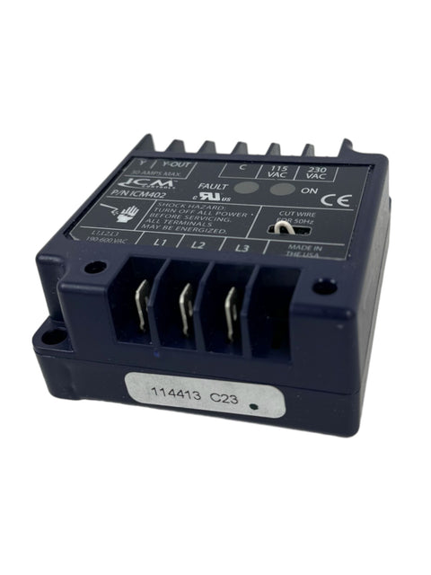 ICM - ICM402C Three-Phase Line Voltage Monitor Offering Protection Against Phase Loss/Reversal and Unbalance