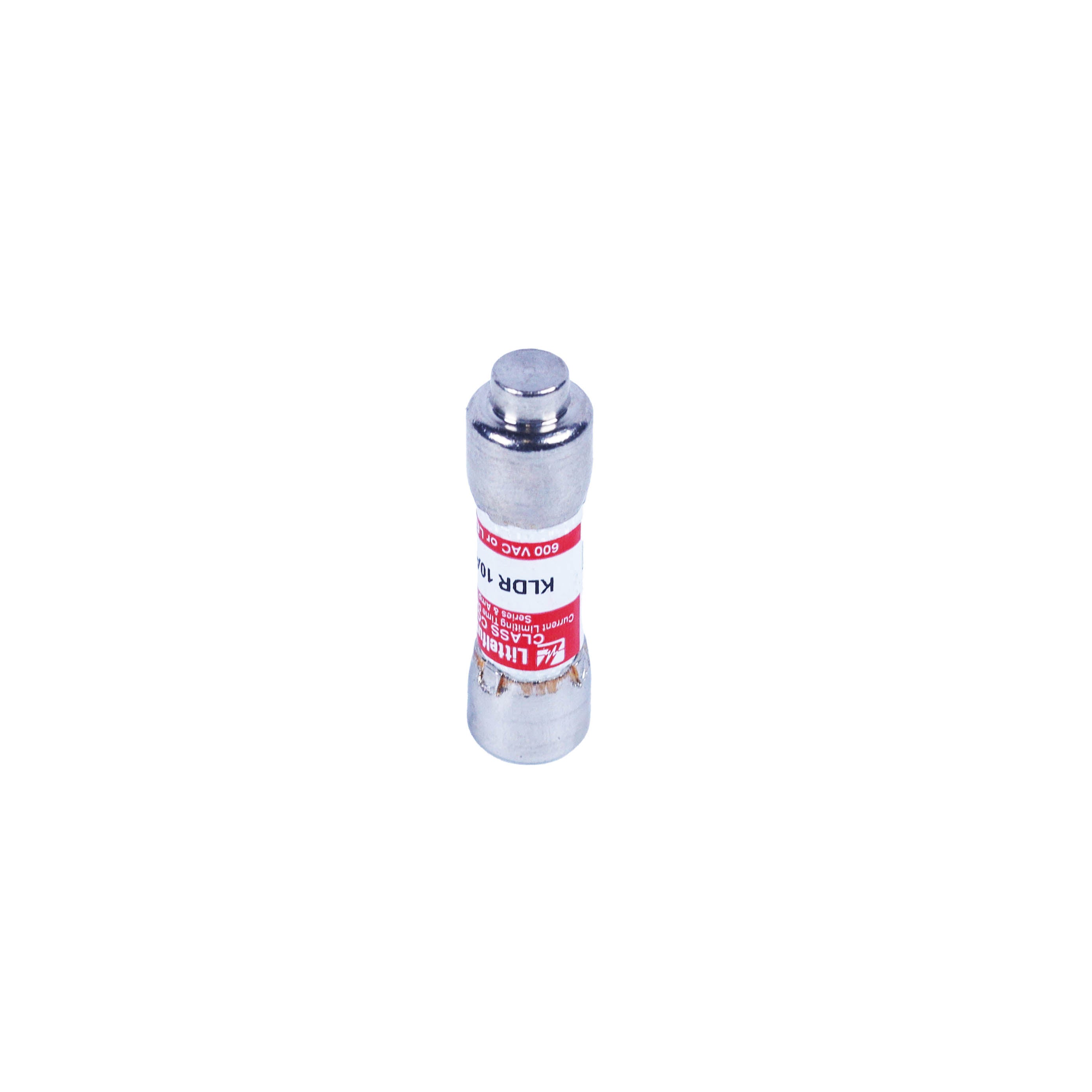 KLDR10A LITTELFUSE UL Class CC Fuse: Time Delay, 10 A, KLDR, Cylindrical Body, Nonindicating, 300V DC