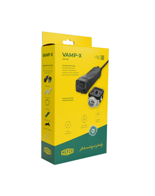 VAMP-X Universal Voltage Condensate Removal Pump w/ External Optical Sensor (100-240V)
