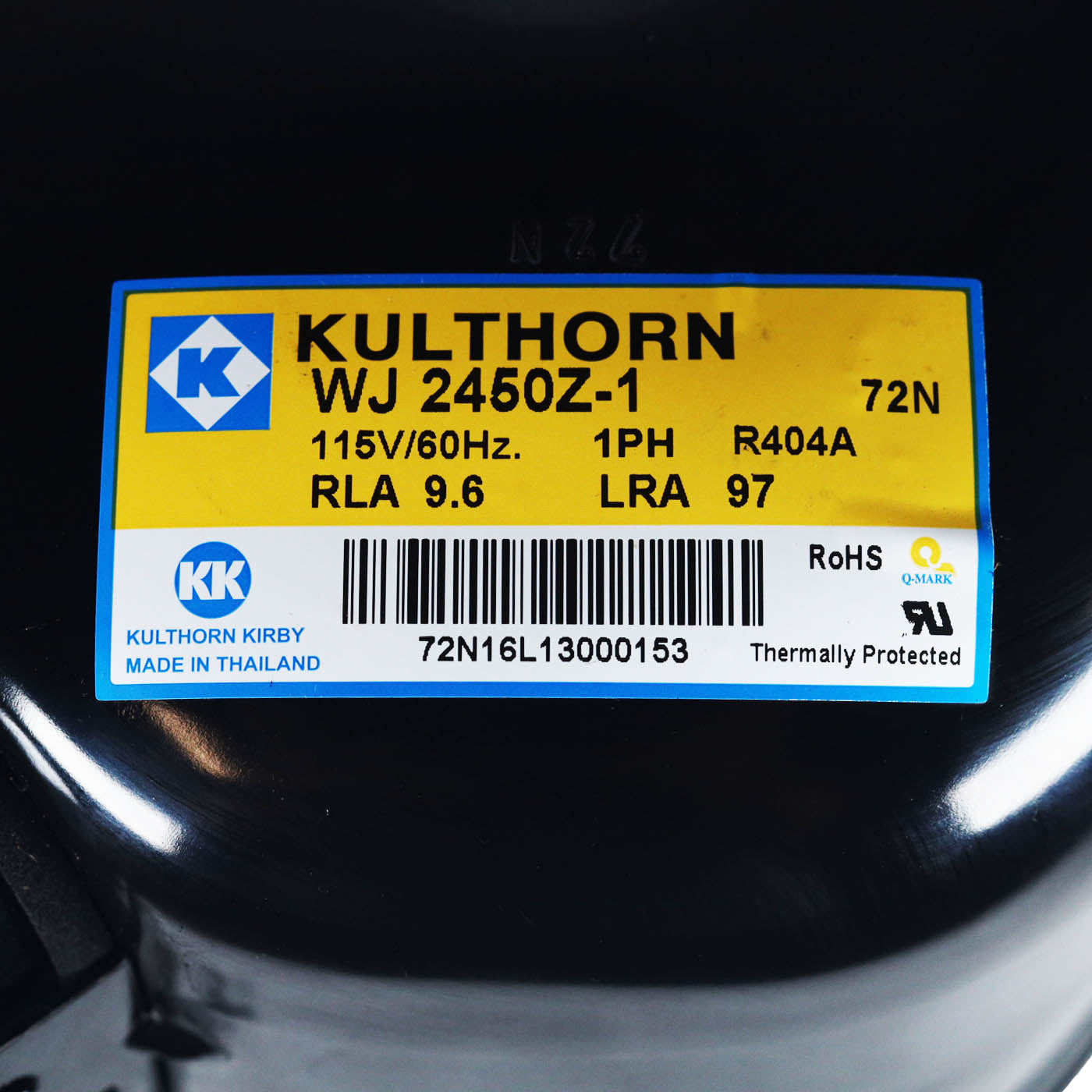 Kulthorn - WJ2450Z1 1HP Compressor WJ Series