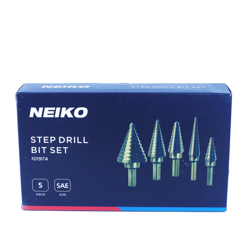 NEIKO - STEP DRILL BIT SET