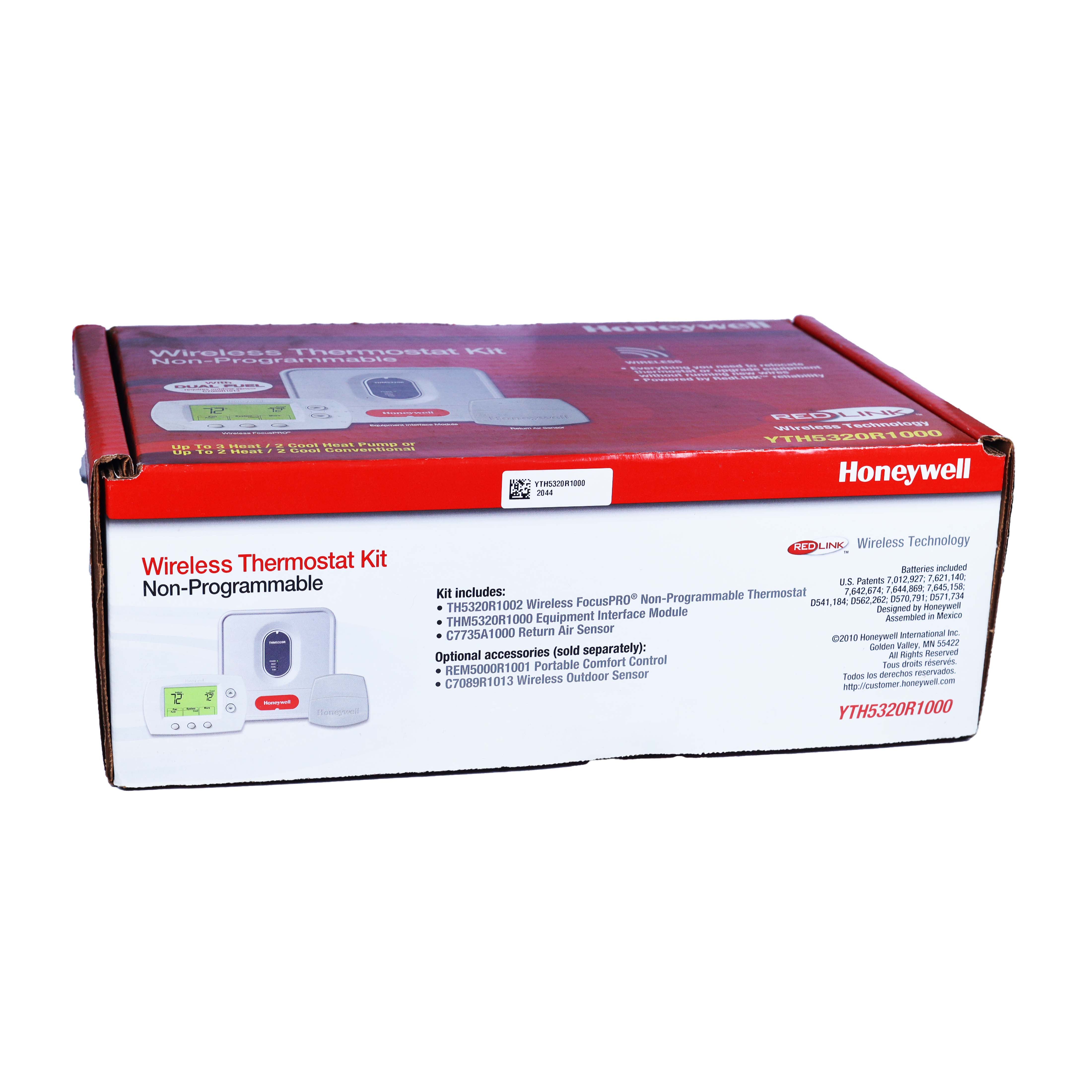 Honeywell - YTH5320R1000 Wireless Non-Programmable Thermostat Kit